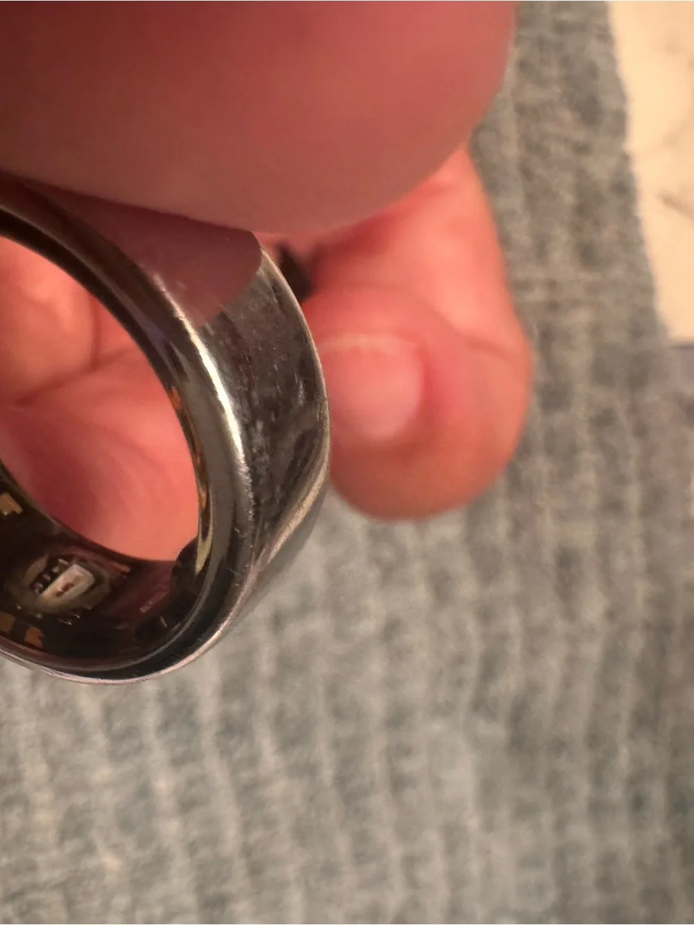 Oura Horizon Ring in Silver Finish - Size 8